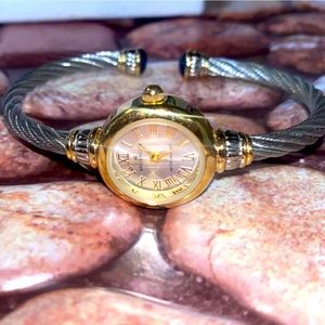 Silver and Gold-tone Roman Numeral Watch
